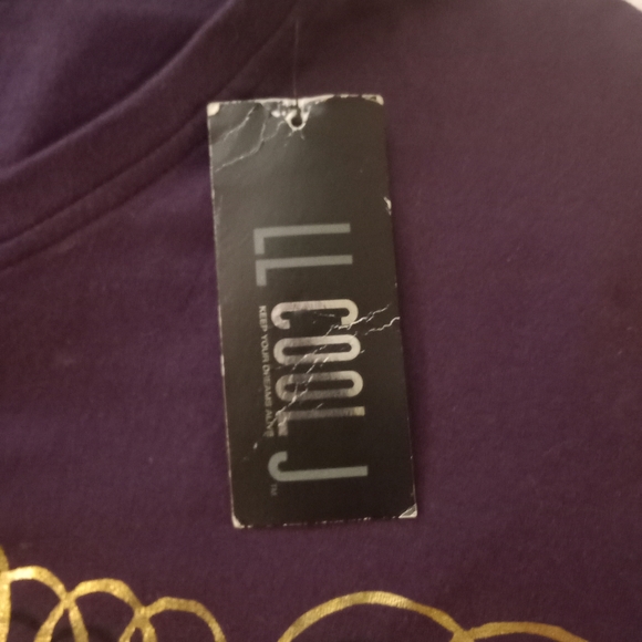 LL Cool J Celtic Design Graphic Shirt Dark Purple Gold Size XXL - Picture 5 of 6